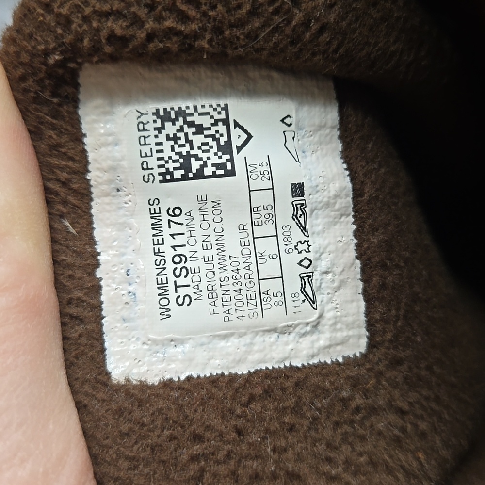 Sperry Brown Leather Duck Boots, Womens Size 8.5 - Picture 3 of 9